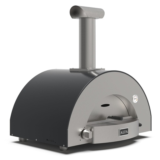 [818435] Alfa Forni Classico 2 Pizze Hybrid Grey
