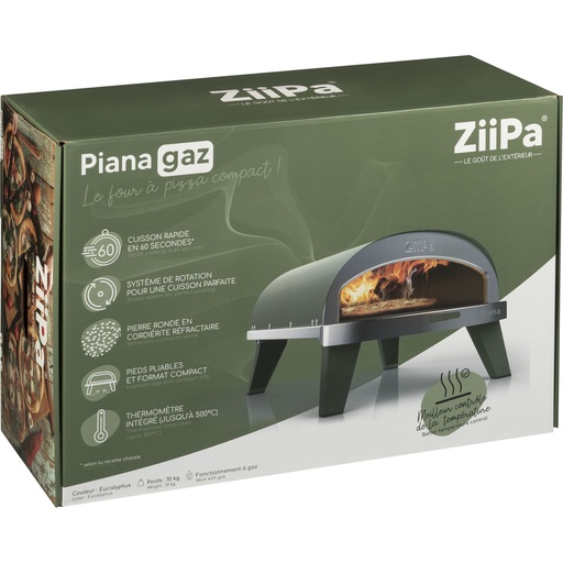 [878740] ZiiPa Piana Gas Pizza Oven Eucalyptus