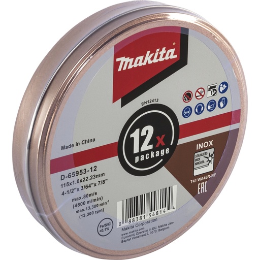 [144890] Makita Trennscheibe 115x1,2mm INOX
