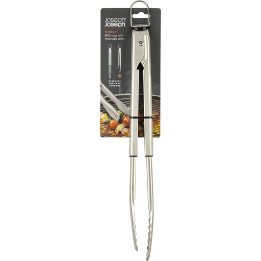 [157469] Joseph Joseph GrillOut SST BBQ Tongs with Extending Handle
