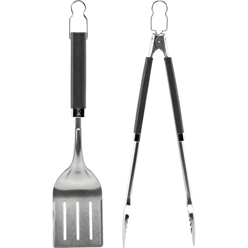 [728856] Weber Grill Cutlery Precision 2 pcs Stainless Steel black