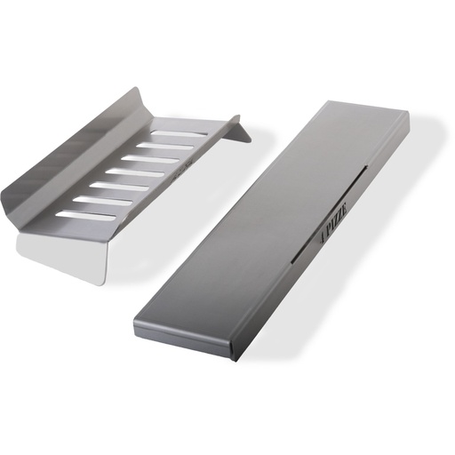 [818897] Alfa Forni Kit Hybrid 5 Pizze (Moderno) Steel