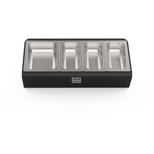 [872797] Alfa Forni Topping Station 4 trays (3 GN 1/9 - 1 GN 1/6)