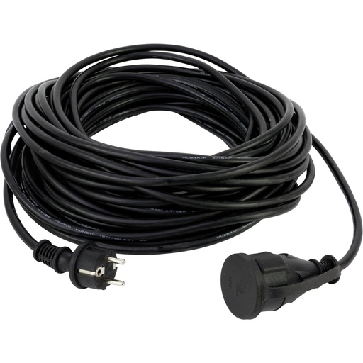 [851445] REV extension IP44 25m black