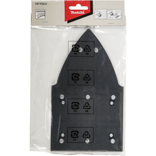 [146885] Makita Grundplatte Klett Dreieckig