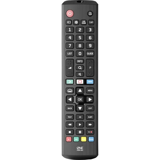 [610675] One for All LG 2.0 Replacement Remote      URC 4911