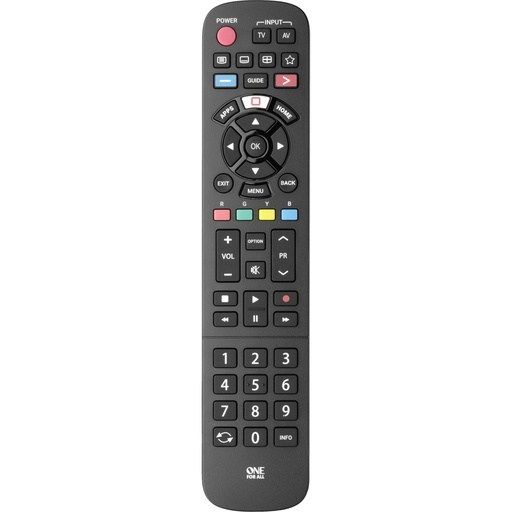 [610696] One for All Panasonic 2.0 Replacement Remote      URC 4914