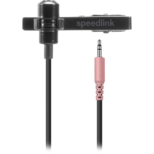 [223640] Speedlink SPES Clip-On Microphone, black