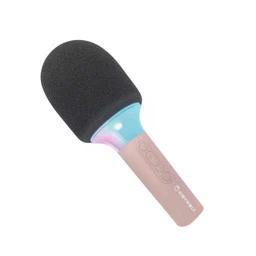 [881155] Kidywolf Microphone Bluetooth with Light pink