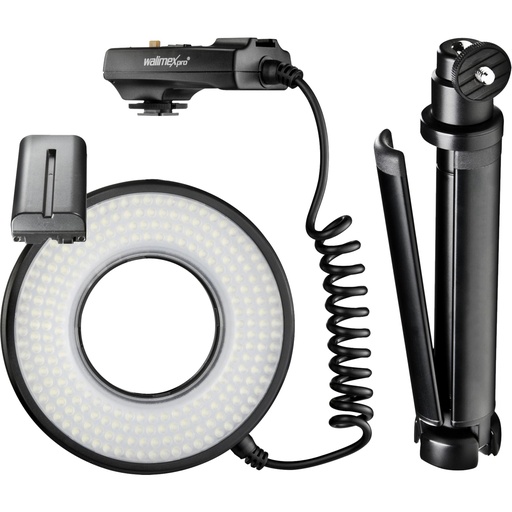 [110259] Walimex pro macro LED Ring Light DSR 232 Set