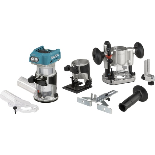 [721632] Makita DRT50ZJX2 Cordless Multifunction Router