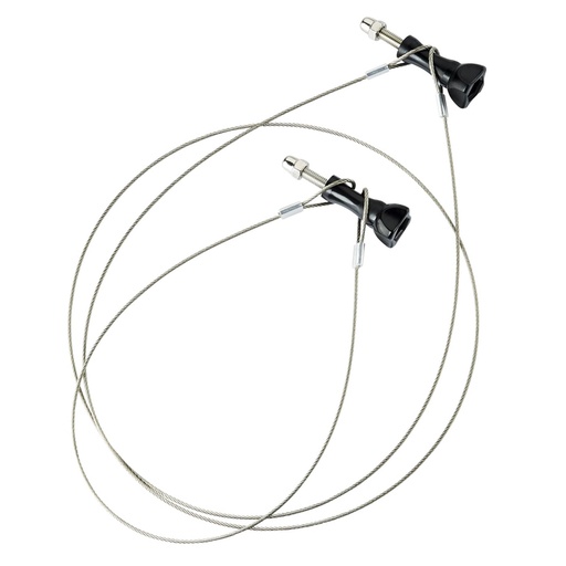 [517617] Mantona Safety Line Set Stainless Steel 40cm + 100cm