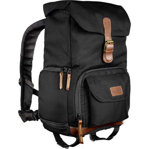[473615] Mantona Photo Backpack Luis junior black Retro