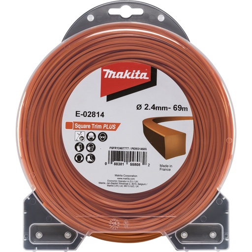 [144519] Makita Mähfaden 4kant 2,4mmx69m