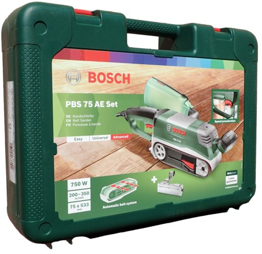 [216556] Bosch PBS 75 AE Set Bandschleifer