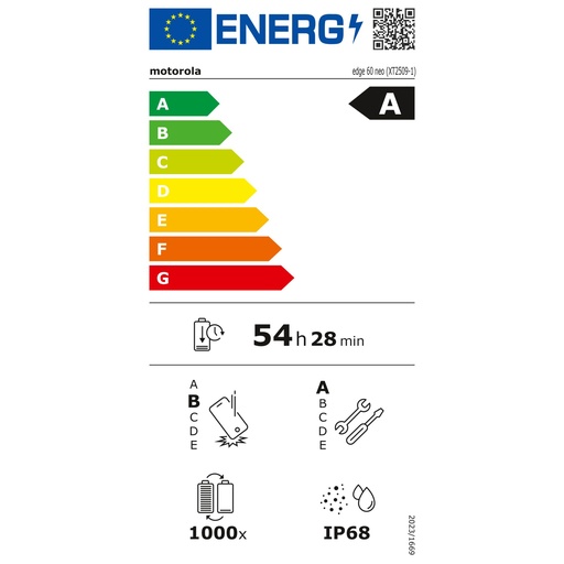 [211775] Motorola edge 60 neo PANTONE frostbite