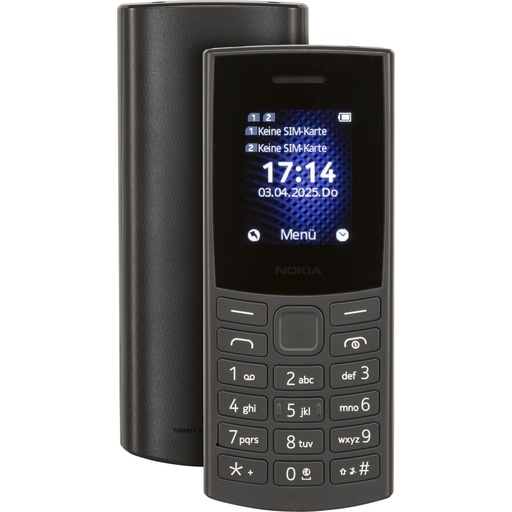 [152555] Nokia 105 4G (2024) Charcoal