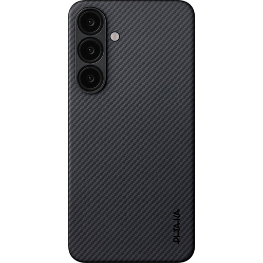 [125598] Pitaka Ultra-Slim Case for Samsung S25 Black/Grey Twill