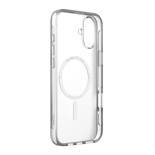 [166100] Belkin ScreenForce magnet. Case iPhone 16 Plus transp.MSA026hqCL