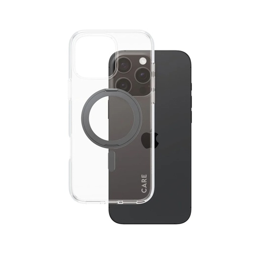 [168067] CARE by PanzerGlass Feature Case Transp. BK MagSafe iP 16 Pro Max