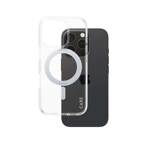 [168074] CARE by PanzerGlass Feature Case Transp. SI MagSafe iP 16 Pro