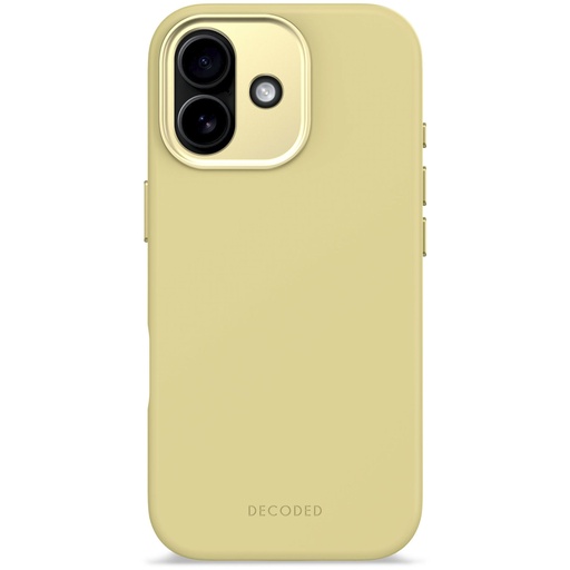 [178301] Decoded AntiMicrobial Silicone Backcover iPhone 17 Yuma Yellow
