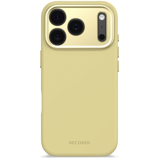 [178427] Decoded AntiMicrobial Silicone Backcover iP 17 Pro  Yuma Yellow