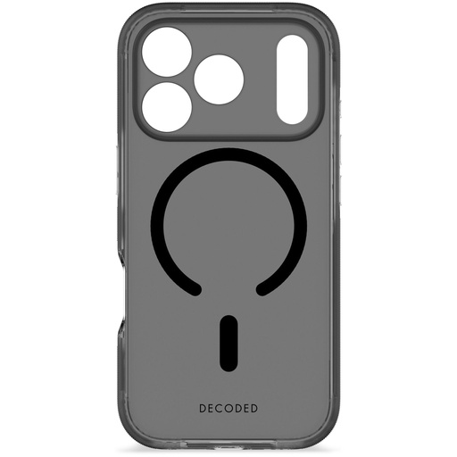 [178462] Decoded DropTec Transparent Backcover iP 17 Pro Black