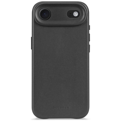 [178560] Decoded Leather Backcover iPhone 17 Air Black