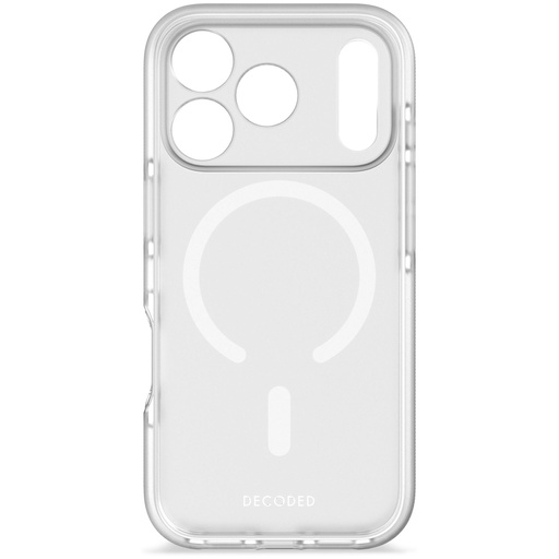 [178700] Decoded DropTec Transparent Backcover iP 17 Pro Max White