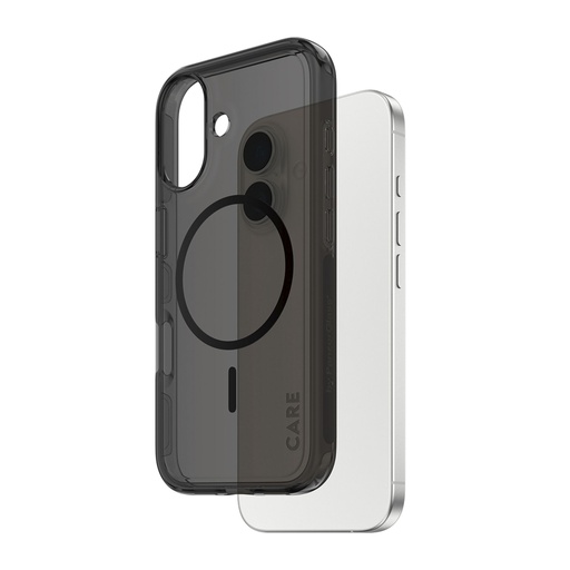 [187772] CARE by PanzerGlass Case Urban Expl Smokey BK MagSafe iP 17