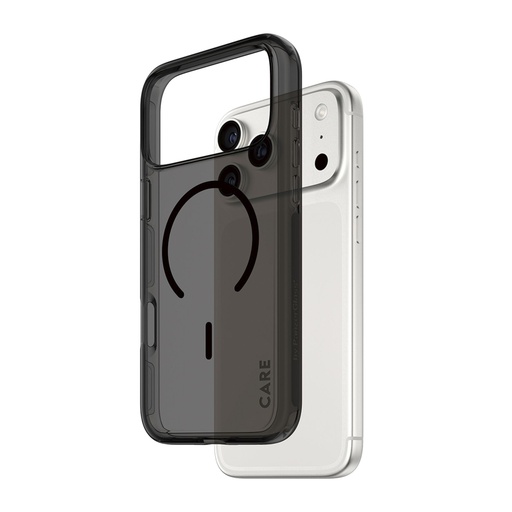 [187793] CARE by PanzerGlass Case Urban Expl Smokey BK MagSafe iP 17 P M