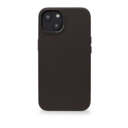 [747966] Decoded Leather Backcover iPhone 14 Chocolate Brown
