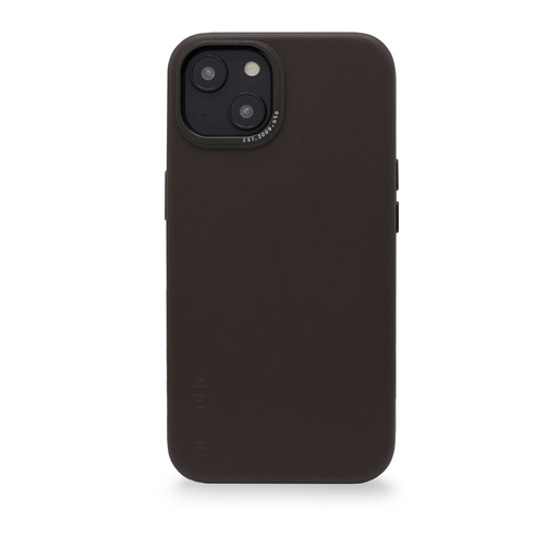 [747980] Decoded Leather Backcover iPhone 14 Plus Chocolate Brown