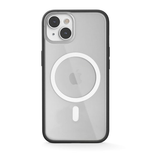 [752173] Woodcessories Clear Case MagSafe Black iPhone 14