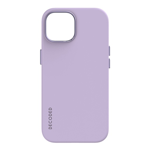 [815649] Decoded AntiMicrobial Silicone Backcover iP 15 Plus Lavender