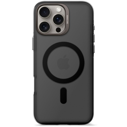 [895183] Decoded Recycled Plastic Backc. iPhone 16 Pro Max Transp. Black