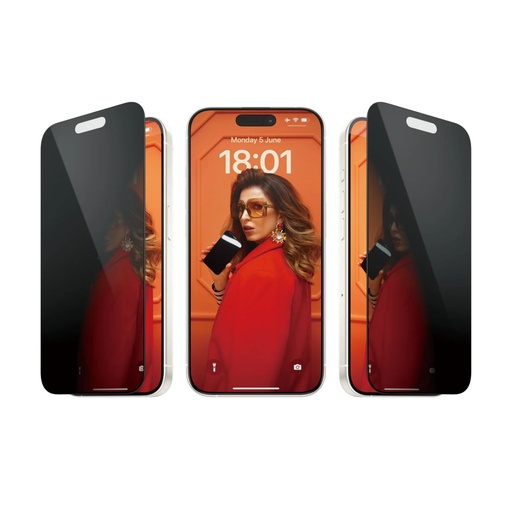 [167836] PanzerGlass Privacy Screen Protector iPhone 15 Pro UWF w EA