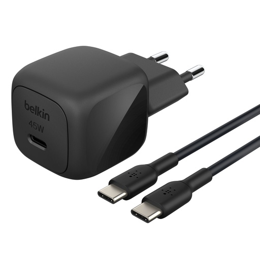 [152191] Belkin BOOST Charge USB-C 45W PD PPS+USB-C Cab.bl.WCA013kq1MBK-B6