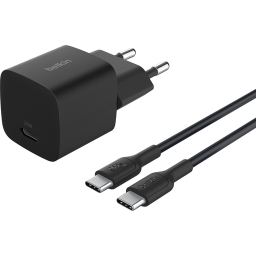 [173471] Belkin BOOST Charge 25W USB-C bl Cha.PD/PPS 1m C. WCA012kq1MBK-B6