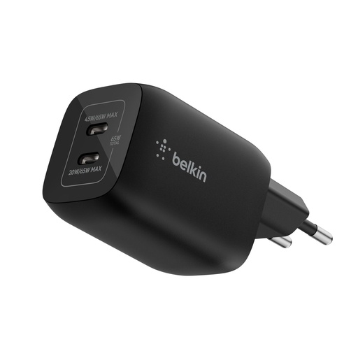 [173562] Belkin Gaming USB-C Charger 65 Watt, GaN black ENA007kqBK