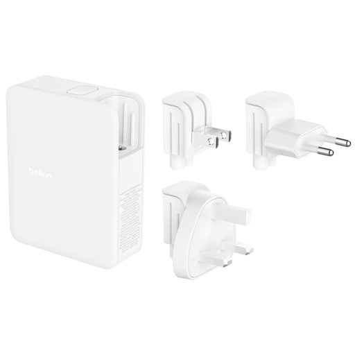 [817756] Belkin BOOST Charge  140W 4-Port GaN, 3xUSB-C 1xUSB-A  WCH014btWH