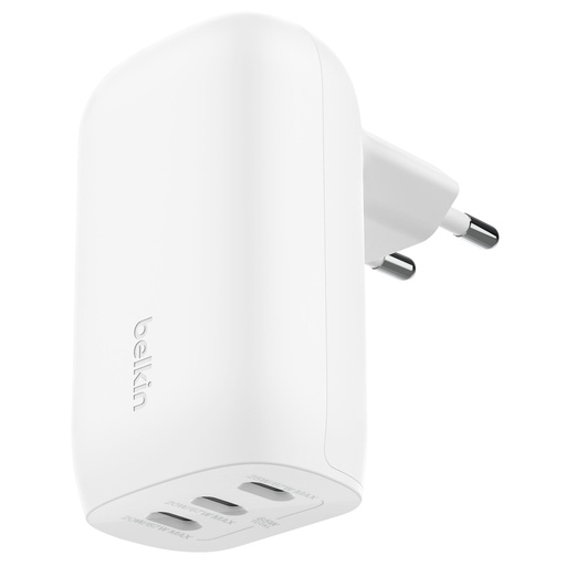 [862836] Belkin BOOST Charge USB-C 67W 3 x USB-C, PPS, white WCC002vfWH