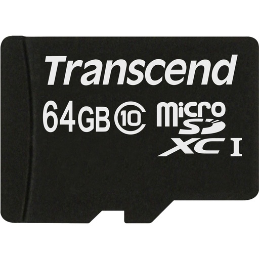 [171292] Transcend microSDXC         64GB Class 10 + SD Adapter
