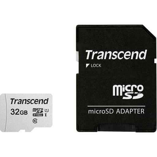 [431503] Transcend microSDHC 300S-A  32GB Class 10 UHS-I U1