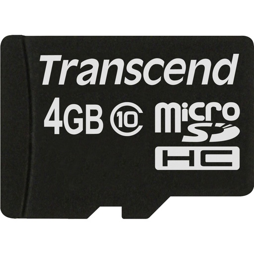 [511567] Transcend microSDHC          4GB Class 10 + SD-Adapter