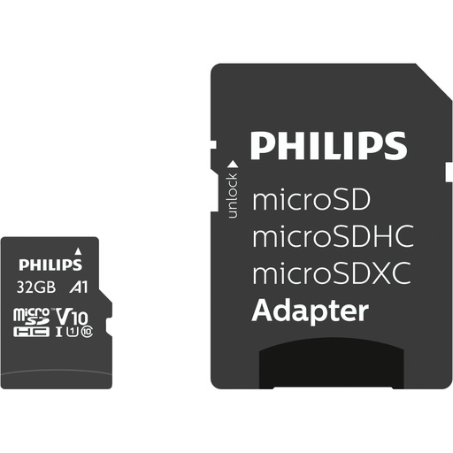 [512528] Philips MicroSDHC Card      32GB Class 10 UHS-I U1 incl. Adapter