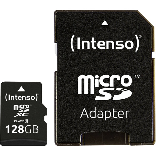 [555067] Intenso microSDXC          128GB C10 + Adapter