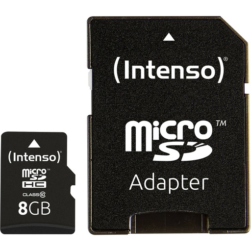 [667261] Intenso microSDHC            8GB C10 + Adapter