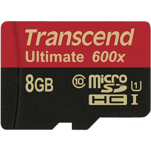 [680799] Transcend microSDHC MLC      8GB Class 10 UHS-I 600x + SD-Adapter